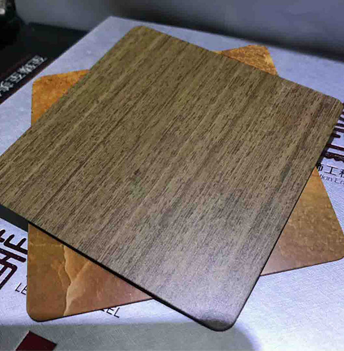 不锈钢木纹板D-铁刀木